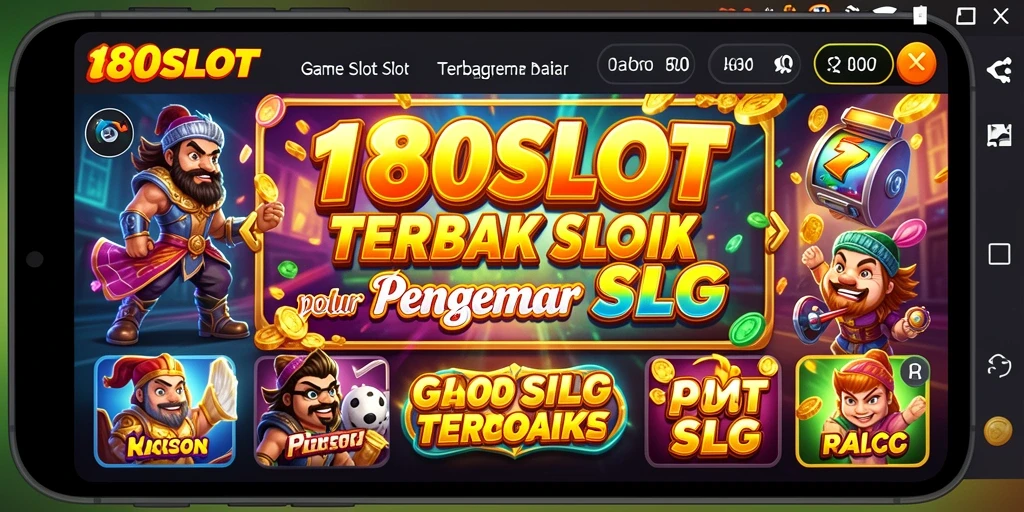 Tampilan gameplay <strong>180SLOT</strong> yang seru dengan elemen SLG yang unik.