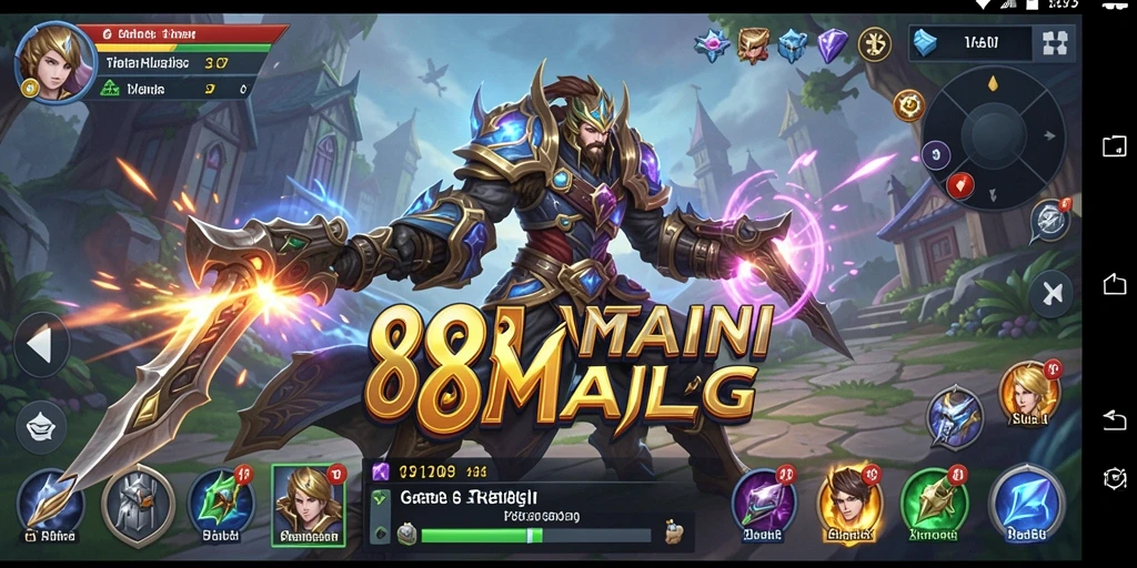 Tampilan screenshot utama 88MAIN yang menunjukkan gameplay dinamis dan interaksi strategis.