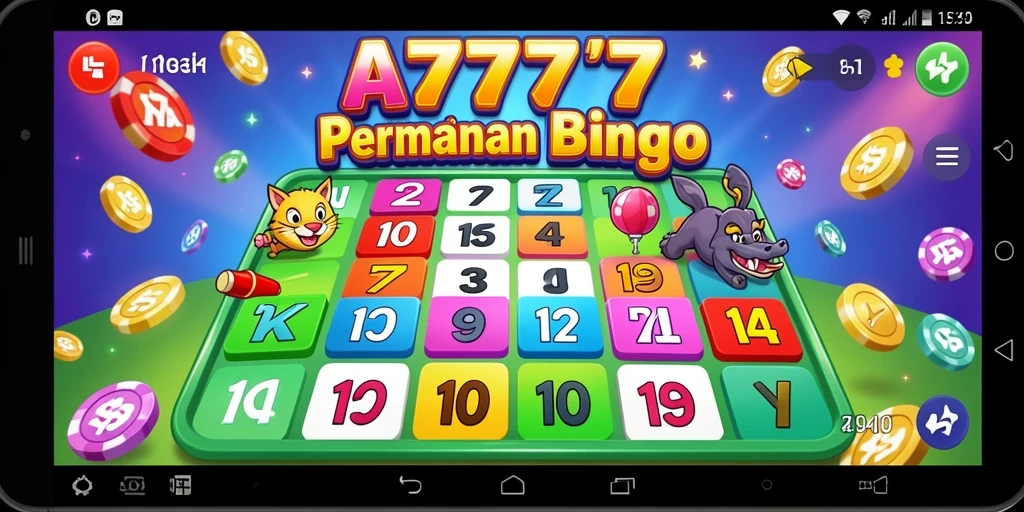 Screenshot A7777 menampilkan gameplay seru permainan Bingo.
