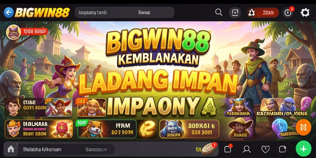 Tangkapan layar gameplay <strong>BIGWIN88</strong> menunjukkan ladang yang subur dan penuh warna.