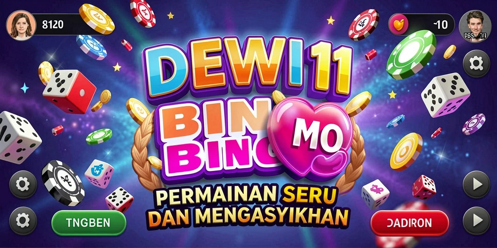 Tampilan gameplay seru dari DEWI11 yang penuh aksi Bingo.