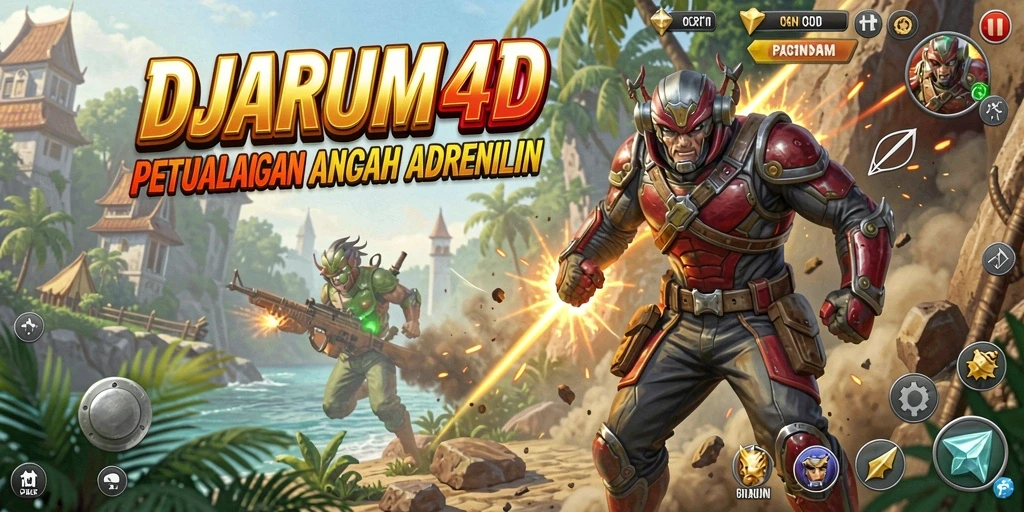 Screenshot menunjukkan pemain beraksi dalam gameplay seru DJARUM4D.