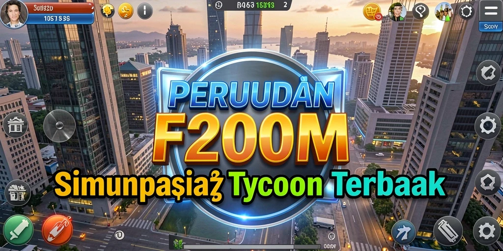 Tampilan gameplay F200M yang seru dan mendebarkan.
