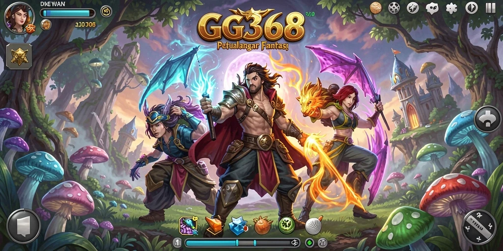 Screenshot gameplay GG368 yang menunjukkan aksi seru dalam petualangan.