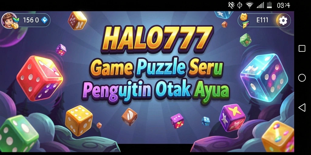 Tangkapan layar HALO777 menunjukkan gameplay Puzzle yang menantang.