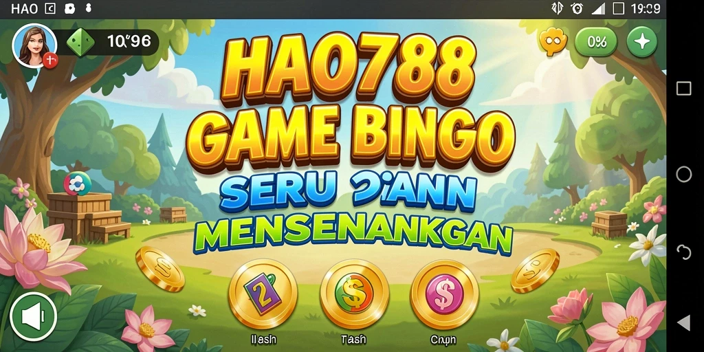 Screenshot gameplay HAO788 yang menampilkan suasana seru permainan Bingo.