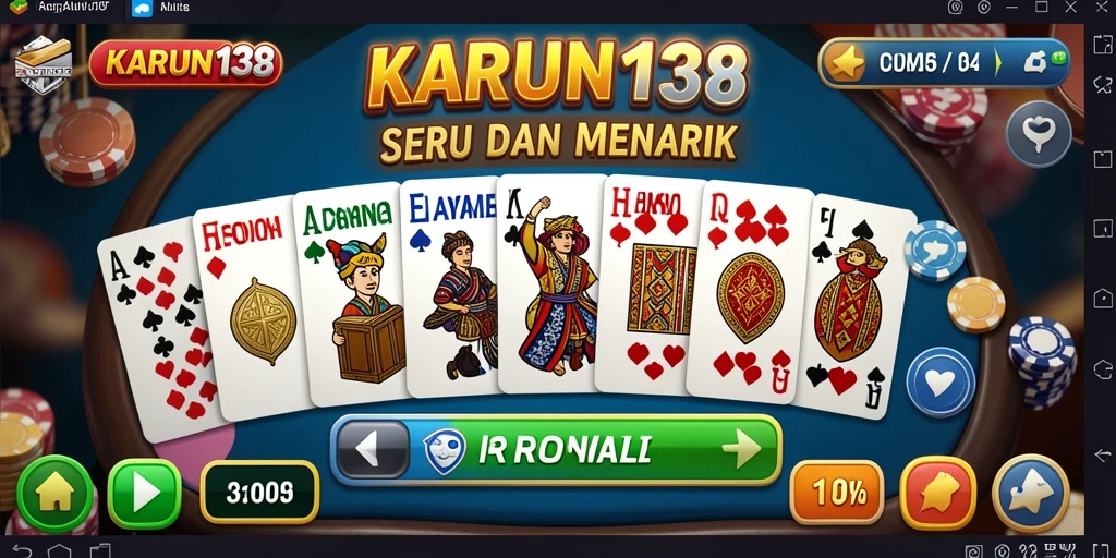 Tangkapan layar KARUN138 yang menunjukkan aksi permainan domino yang menarik.