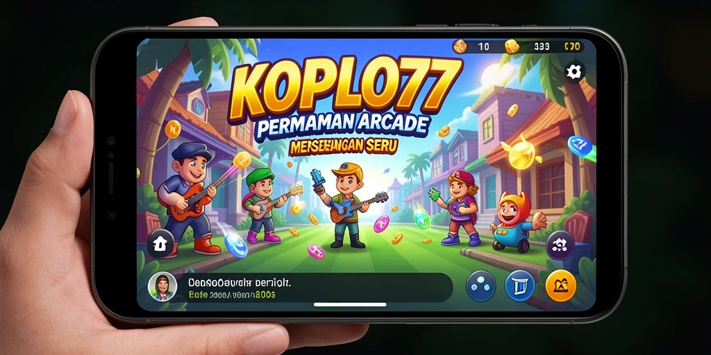Tampilan gameplay KOPLO77 yang penuh aksi dan warna.