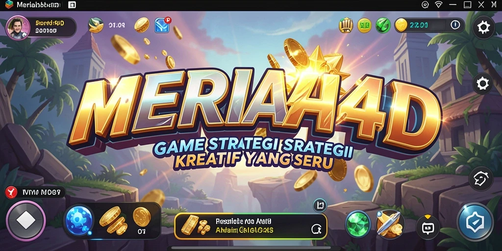 Tangkapan layar gameplay MERIAH4D menampilkan strategi dan pertempuran seru.