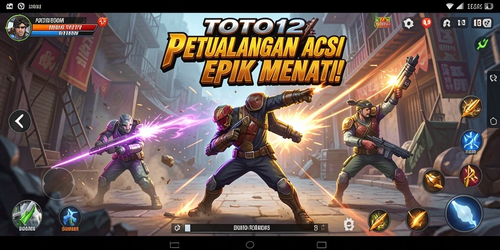 Gameplay seru TOTO12 dengan aksi mendebarkan dan karakter unik.
